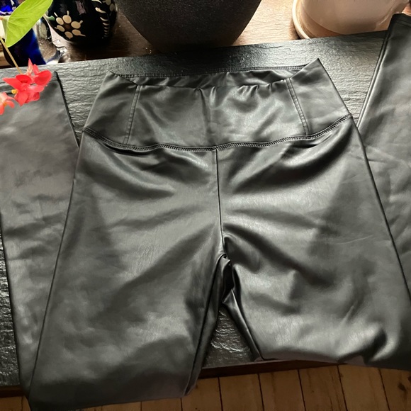 👏buy one get one free 7 for all Mankind Faux Leather Pants - Picture 6 of 6